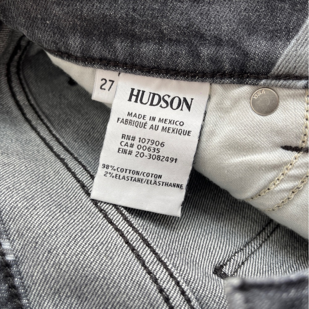 NWOT Hudson Jeans Denim Shorts | Grey - Picture 6 of 6